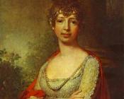 弗拉基米尔 波罗维科夫斯基 : Portrait of Grand Duchess Maria Pavlovna